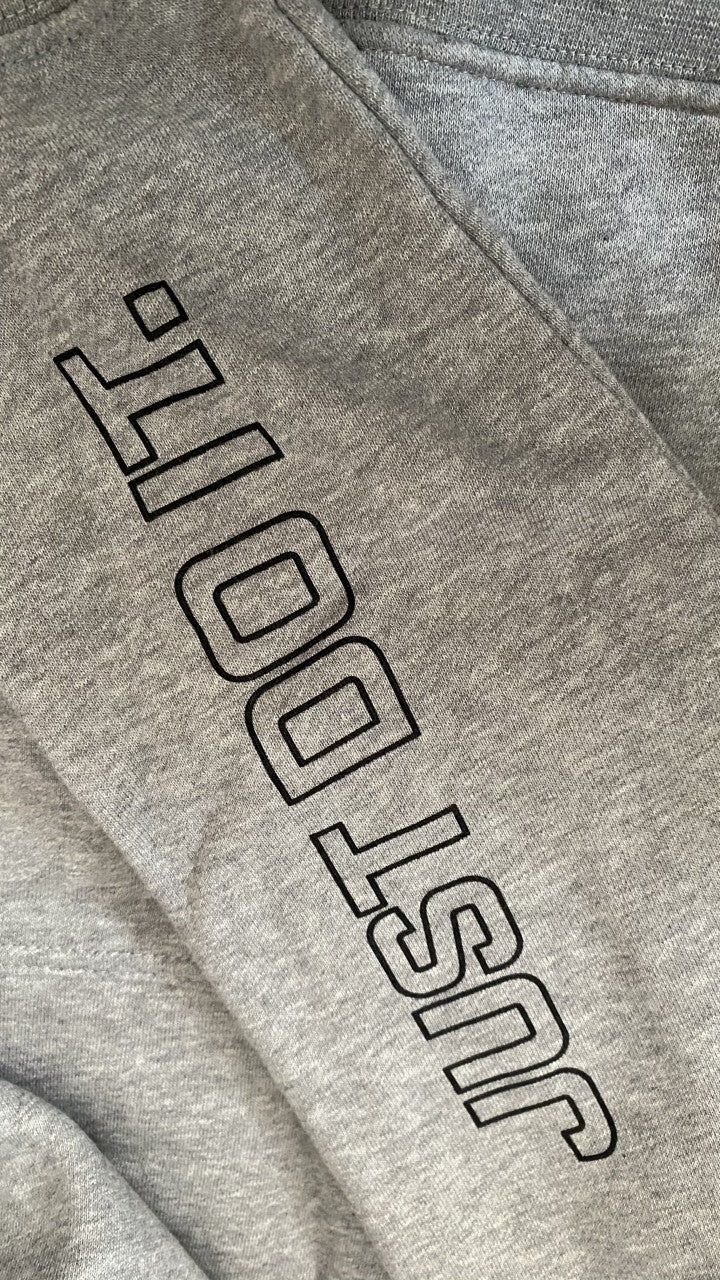 Sudadera just do it gris hot sale