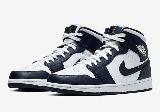 Jordan 1 Mid "Gold Obsidian"