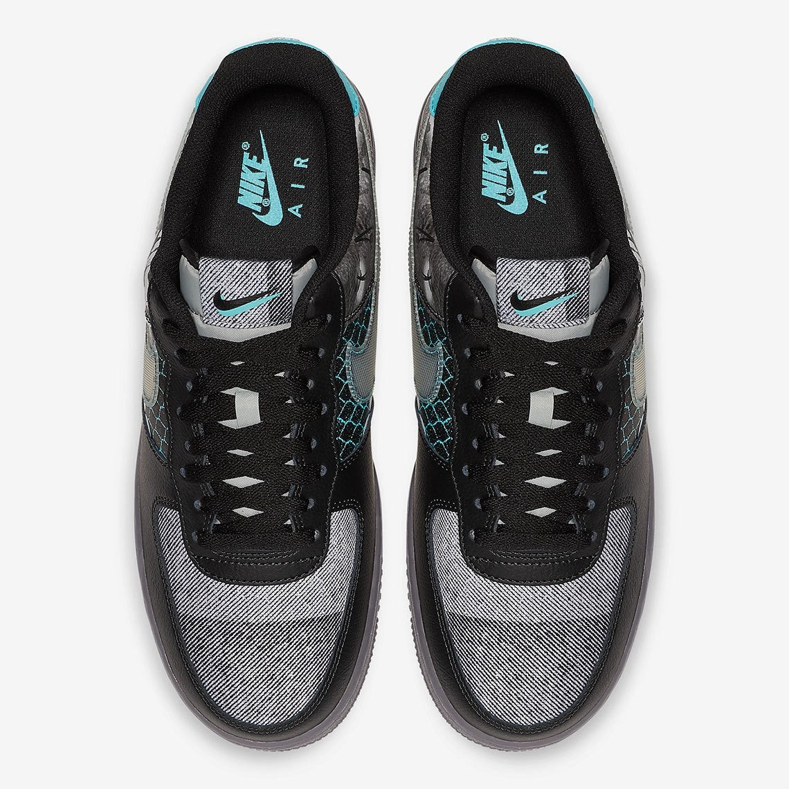 Air force 1 low cheap off noir pure platinum