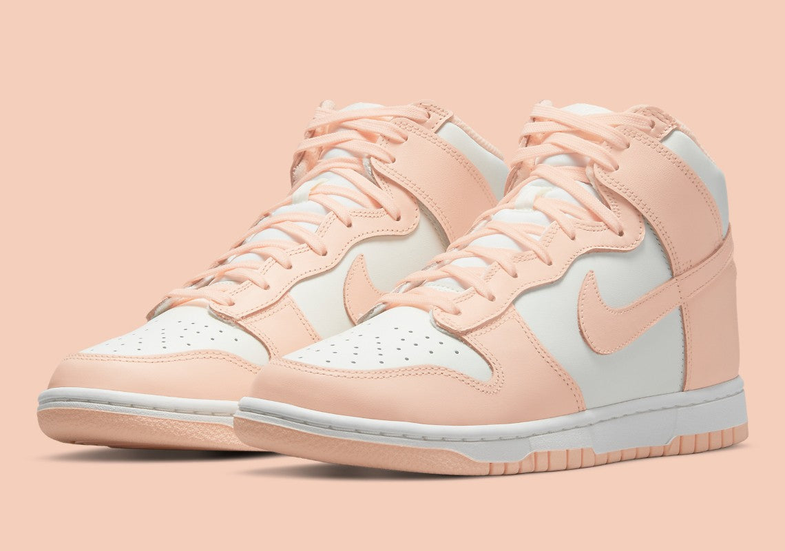 Nike Dunk High "Sail Crimson Tint" (W)