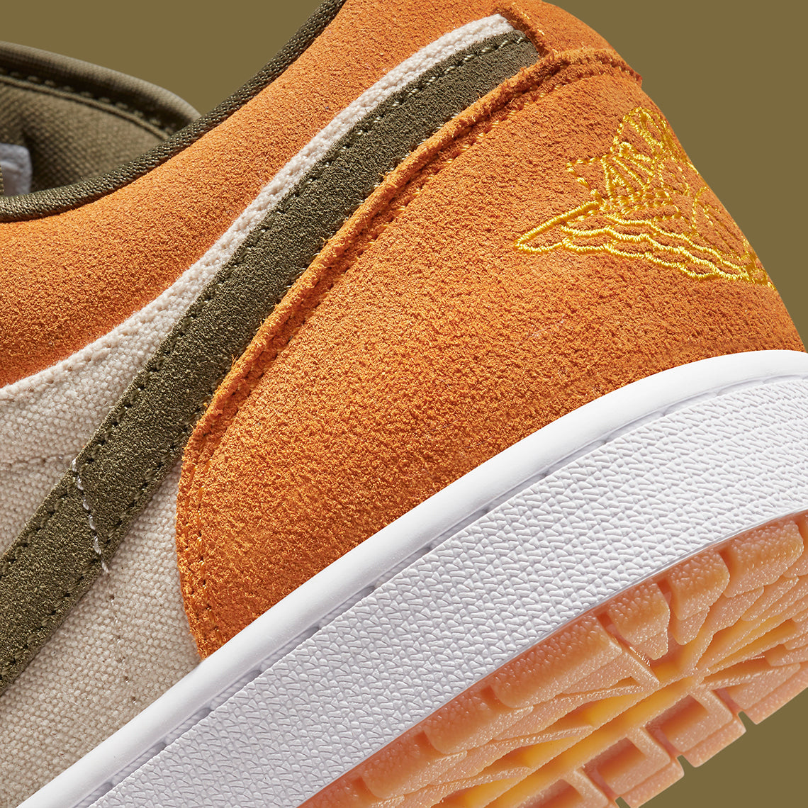 Jordan 1 Low "Orange Olive"