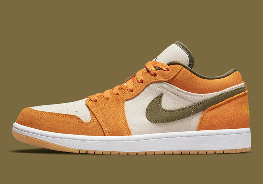 Jordan 1 Low "Orange Olive"