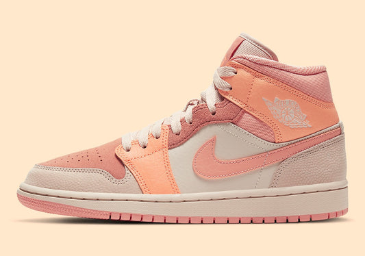 Jordan 1 Mid "Apricot Orange" (W)