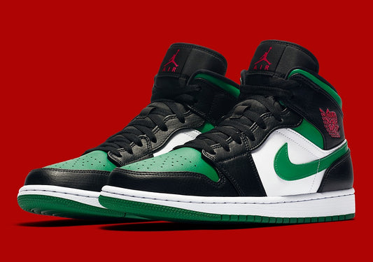 Air Jordan 1 Mid "Green Toe"