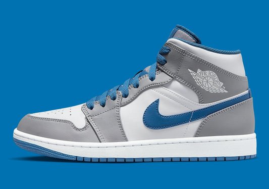 Jordan 1 Mid "True Blue"