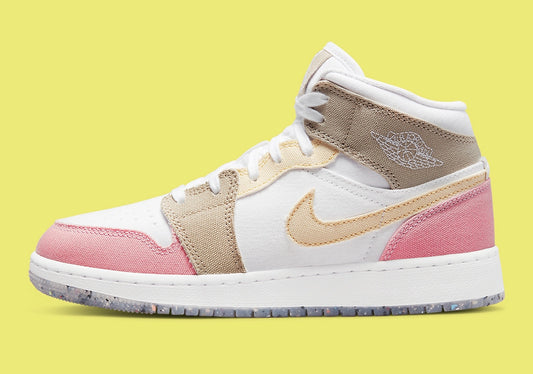 Jordan 1 Mid "Pastel Vivid Grind"