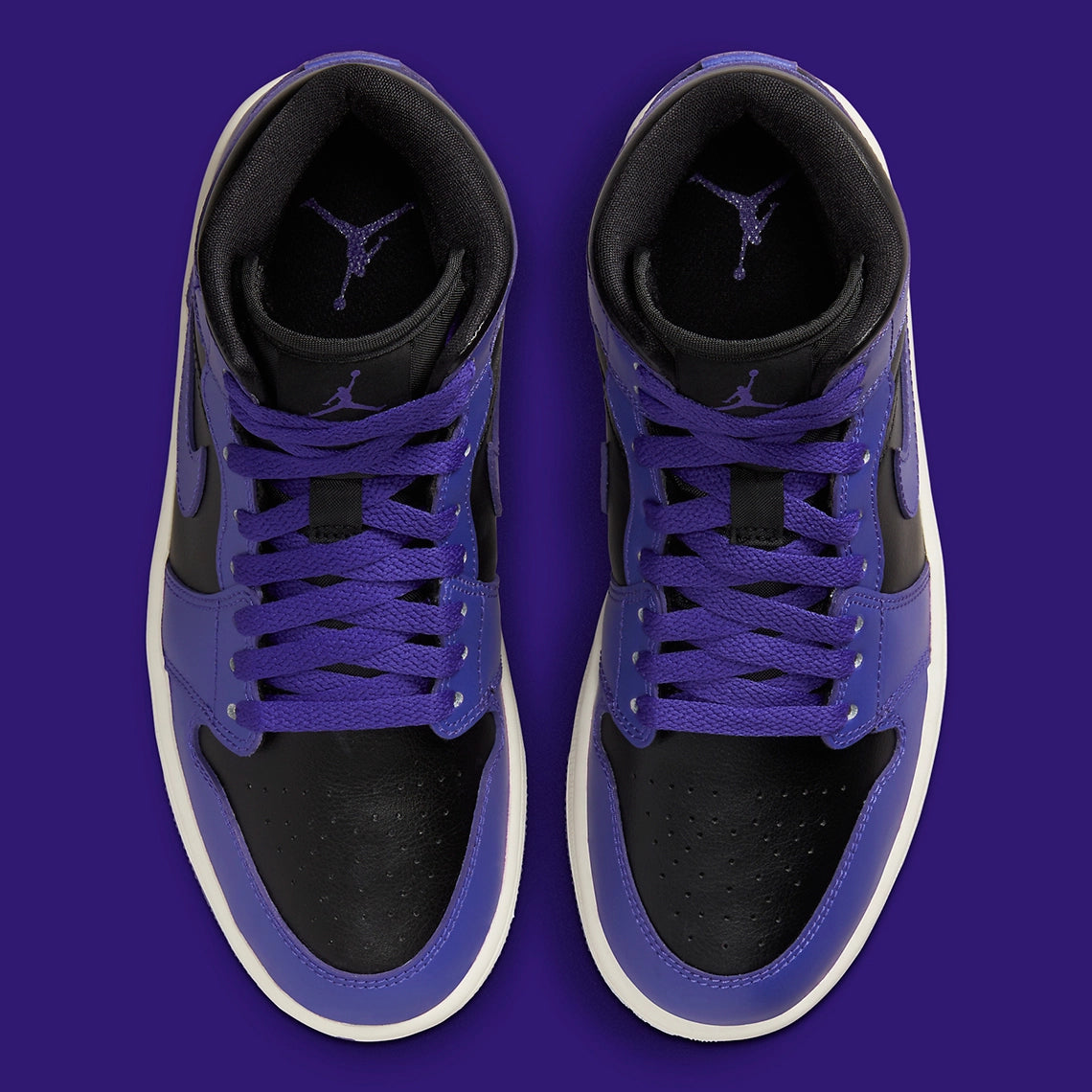 Jordan 1 Mid "Purple Black" (W)