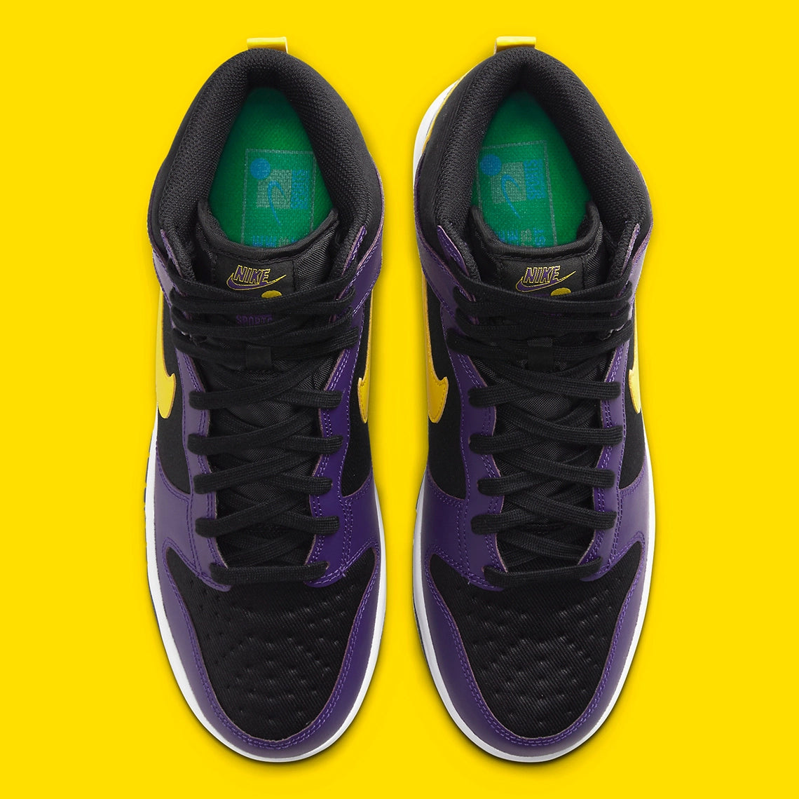 Nike Dunk High "EBM Lakers"
