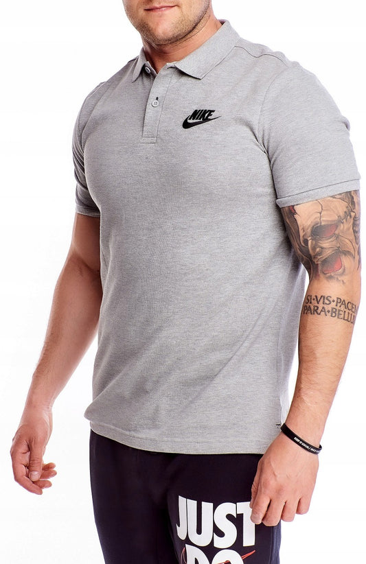 Playera Polo Nike (Gray)